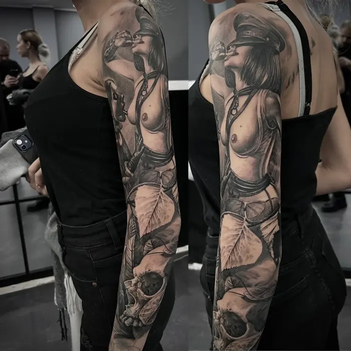 Lucrare realism black & grey la Balamuc